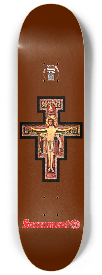 Sacrament San Damiano Cross 2025 8-1/4 Skateboard Deck
