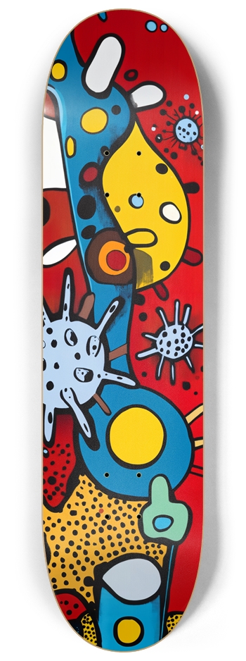 Faces Virus Skateboard 8-1/4 Skateboard Deck