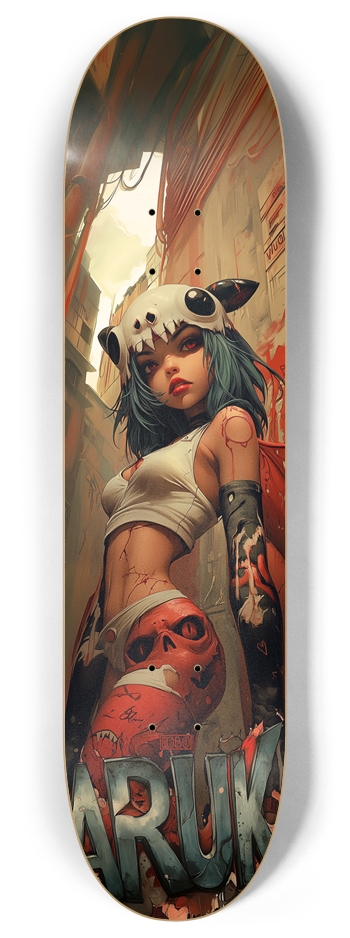 Haruka Monster Custom Skateboard 8 Inch Skateboard Deck