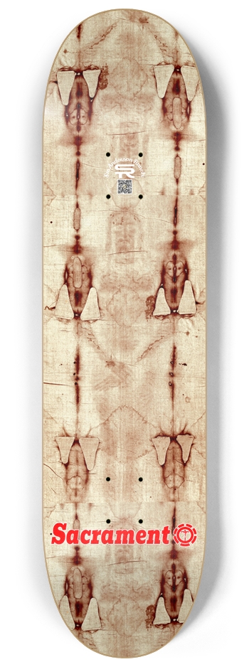 Sacrament Shroud of Turin 2025 8-1/4 Skateboard Deck