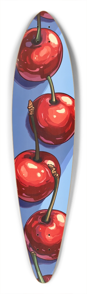Cherry Line Longboard Pintail Longboard