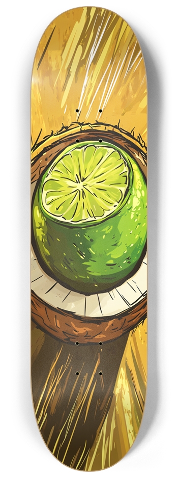 Lime In Da Coconut Skateboard 8-1/4 Skateboard Deck
