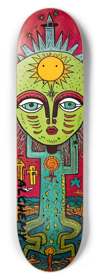 ALCHEMY DOOM 01 Deck 8-1/2 Skateboard Deck