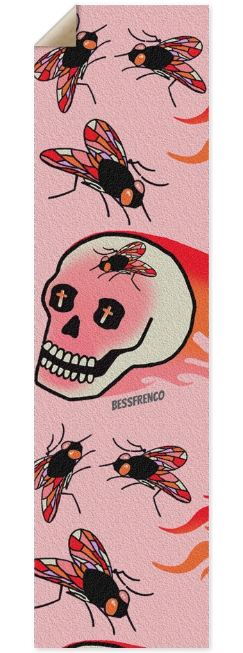 FLYING SKULL 9 x 33 Inch Griptape