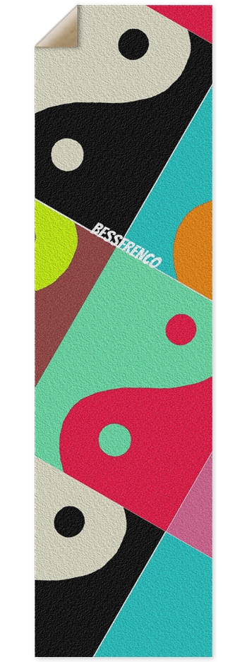 YING YANG LOL 9 x 33 Inch Griptape