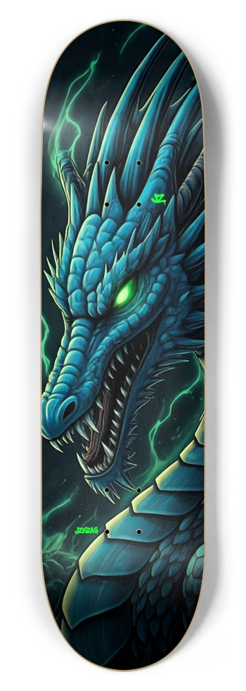Dragon - Glow in the Dark 8-1/2 Skateboard Deck
