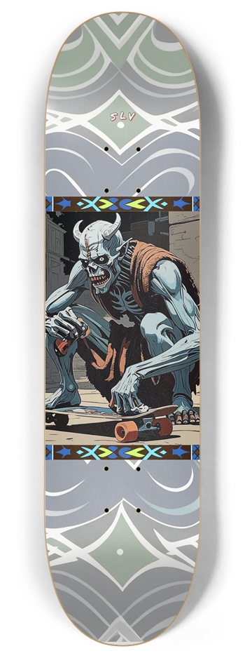 Draugr on Smoko 8 Inch Skateboard Deck