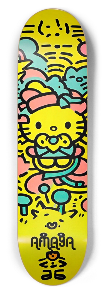 AMAYA DECK KITTY DECK 01 8-1/2 Skateboard Deck