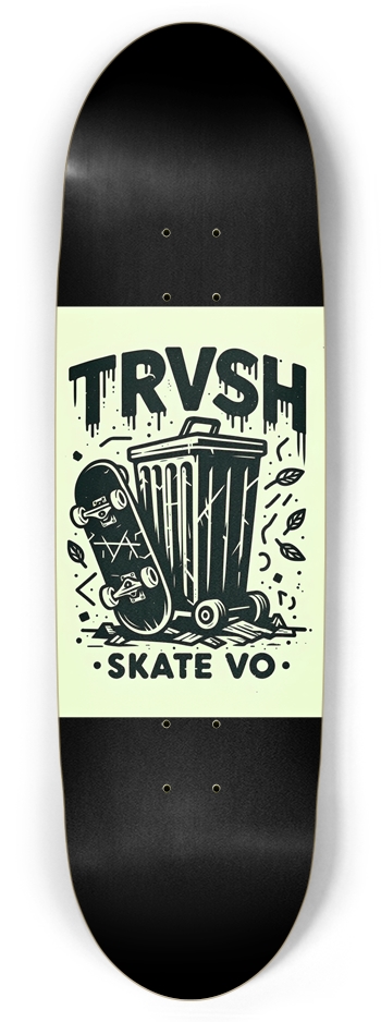 TRVSH Football Logo Football Shape