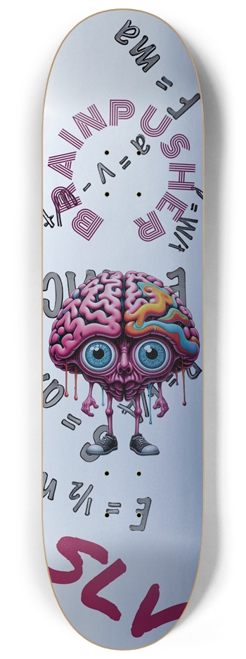 BrainPusher Too 8-1/4 Skateboard Deck