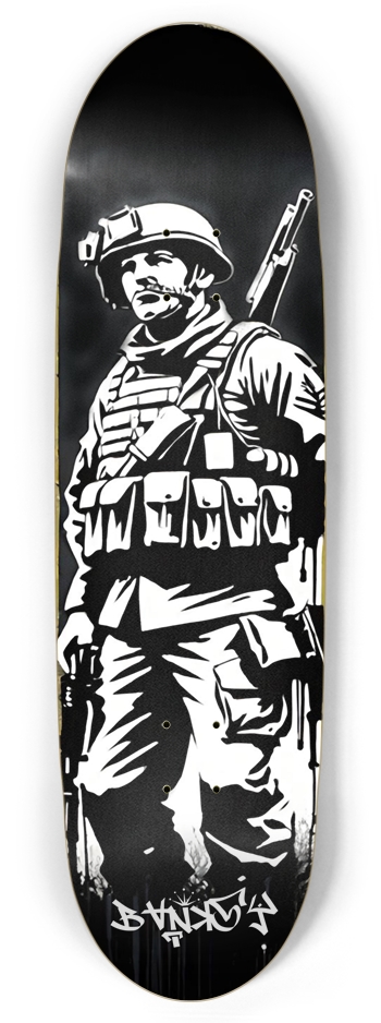 BANKSY Soldier Boy Deck 01 Football Shape