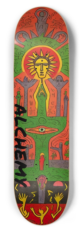 ALCHEMY Sun God 01 Deck 8-1/2 Skateboard Deck