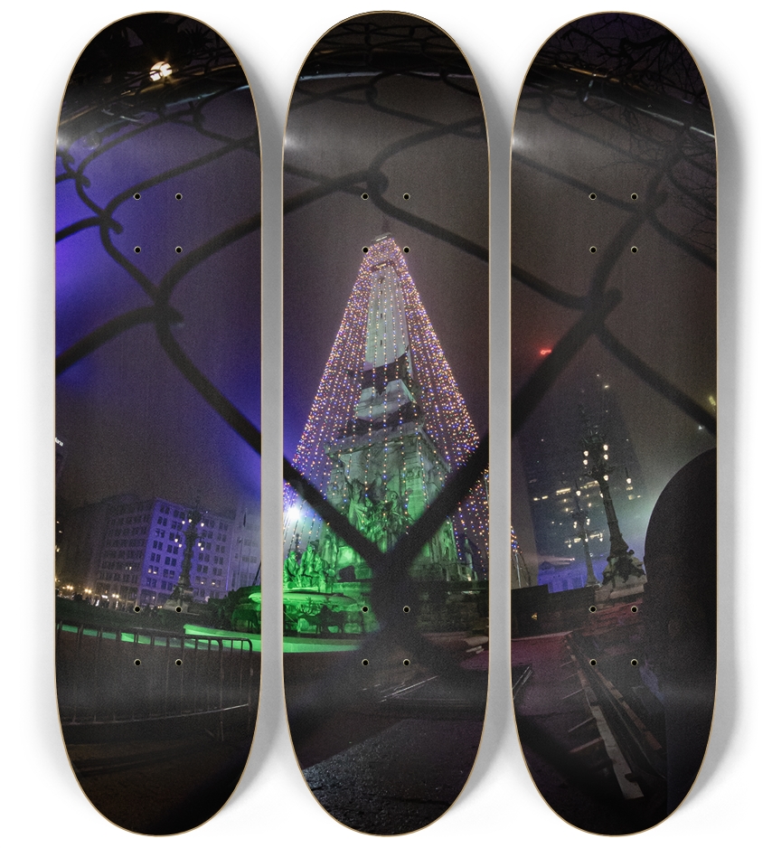 Indy Christmas 3 Deck Wall Series