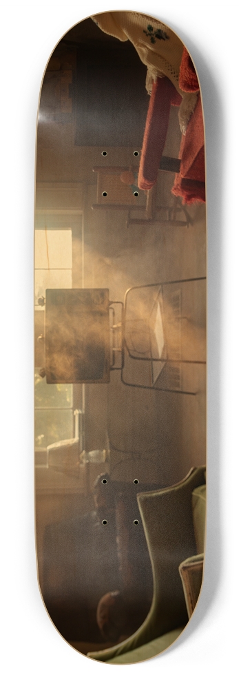 Haunted Tv 9 Inch Skateboard