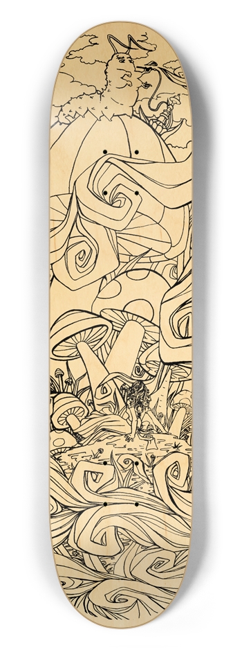 Alice 7-1/2 Skateboard Deck 7-1/2 Skateboard Deck