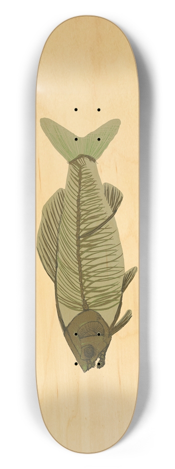 Fishbones 2 7-1/2 Skateboard Deck 7-1/2 Skateboard Deck