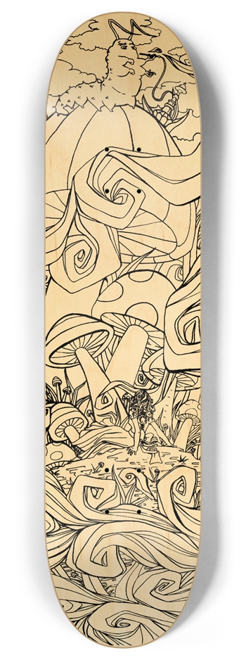Alice 8 Inch Skateboard Deck