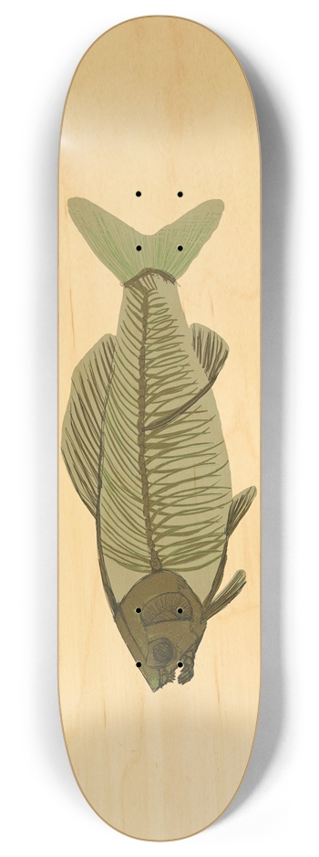 Fishbones 2 8 Inch Skateboard 8 Inch Skateboard Deck