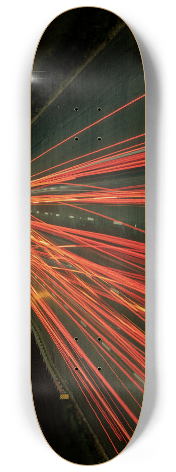 Highway Light Trails #2 8-1/4 Skateboard Deck