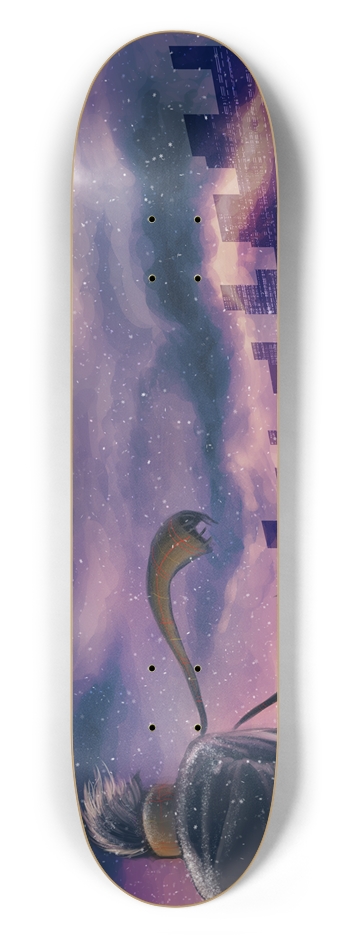 Sky Over Dayno 7-1/2 Skateboard Deck 7-1/2 Skateboard Deck
