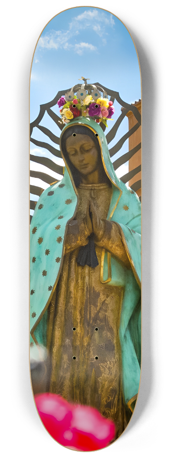 Guadalupe Skateboard Our Lady Skateboard Tripty #2 8-1/4 Skateboard Deck