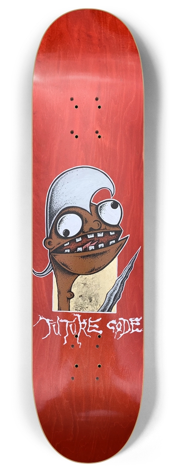 Battle Helmet   8 Inch Skateboard Deck
