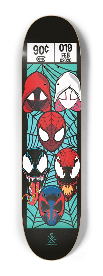 SpiderSense kids 7-1/4 Mini/Kid Skateboard