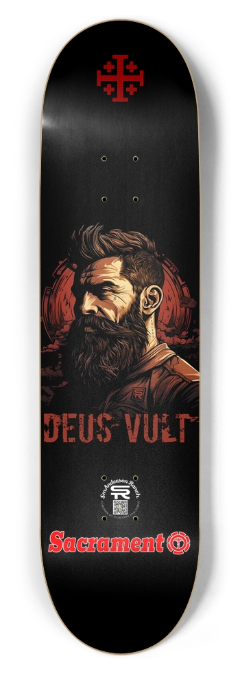 Sacrament Deus Vult 2025 8-1/2 Skateboard Deck