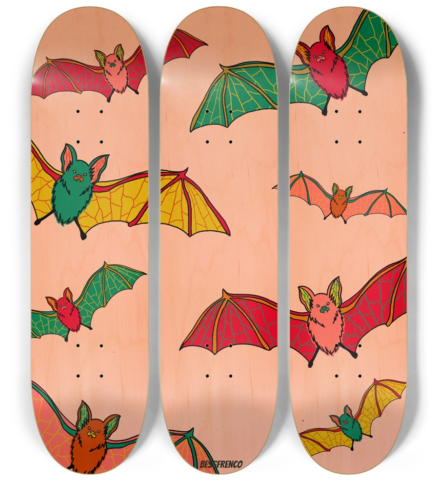 IT'S BATSH*T TRIPLE 3 Deck Wall Series