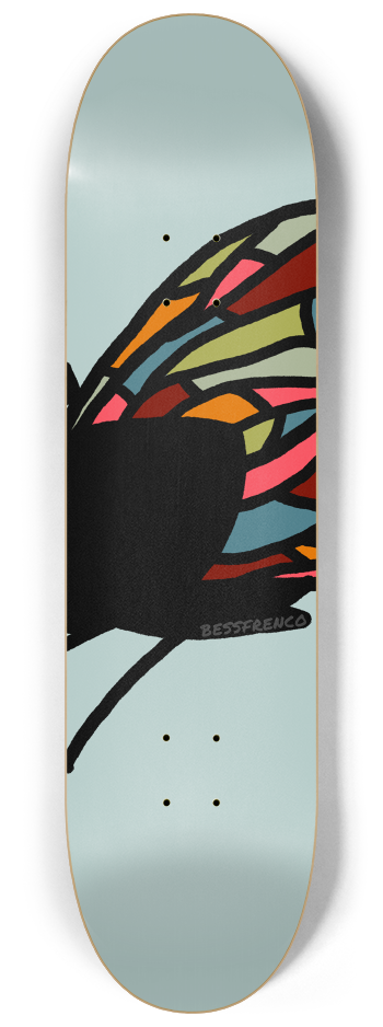 YER FLY TRIPLE #2 8-1/4 Skateboard Deck