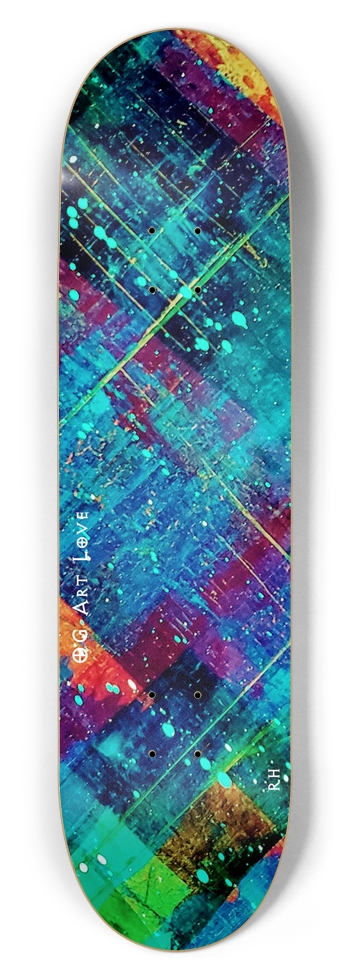OG Art Love #10 "Urban Aurora" 8.5 8-1/2 Skateboard Deck