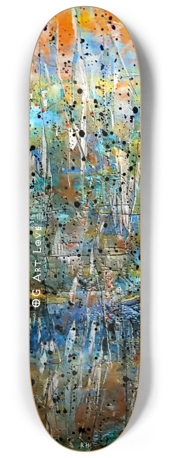 OG Art Love FULL "Cascades" Skateboard Series #1 8-1/4 Skateboard Deck