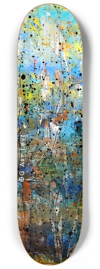 OG Art Love FULL "Cascades" Skateboard Series #2 8-1/4 Skateboard Deck