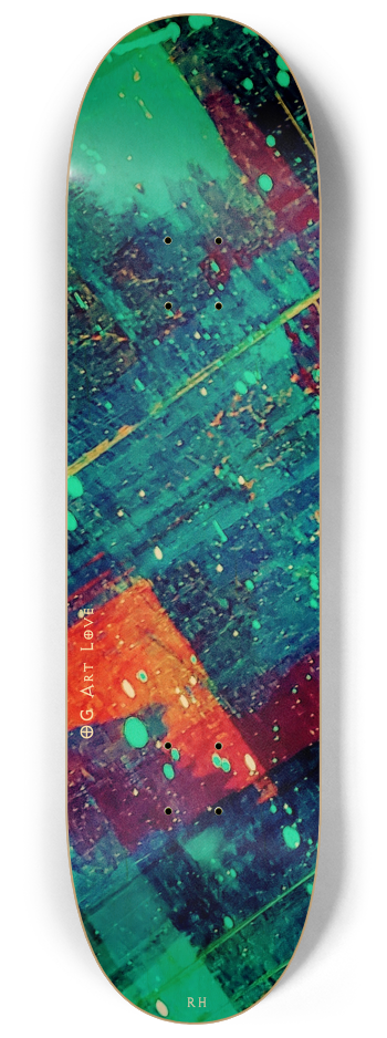 OG Art Love FULL "Urban Aurora" #13 Cascades #1 8-1/4 Skateboard Deck