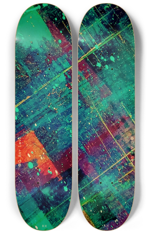 OG Art Love FULL "Urban Aurora" #13 Cascades 2 Deck Wall Series
