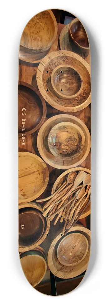OG Bowl Love #1 8-1/2 Skateboard Deck