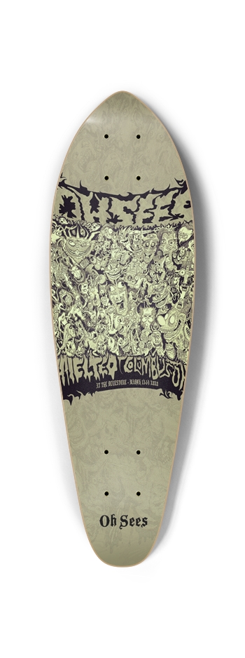 Erol Zendis - Band Series 07 - OH SEES (GLOW) Mini Cruiser