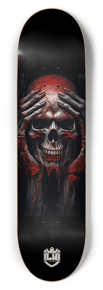 8-1/2 Skateboard Deck with Custom Graphic