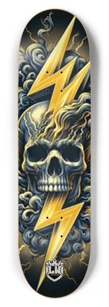 8-1/2 Skateboard Deck with Custom Graphic