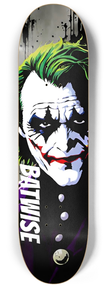 BATWISE BAMBOO Arthur Deck 01 8-1/4 Skateboard Deck