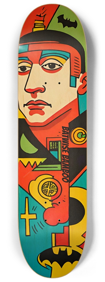 BATWISE BAMBOO GOTHAM DECK 01 8-1/4 Skateboard Deck