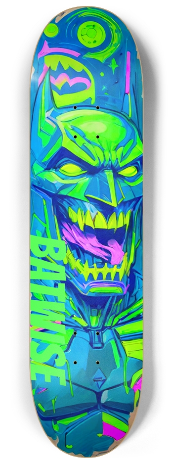 BATWISE BAMBOO Bat King Graffiti Deck 02 8-1/4 Skateboard Deck