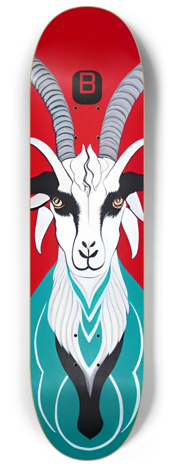 BAPHOMET Méndez Graffiti RED DECK 06 8-1/4 Skateboard Deck