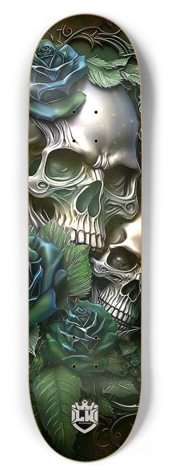 8-1/2 Skateboard Deck with Custom Graphic