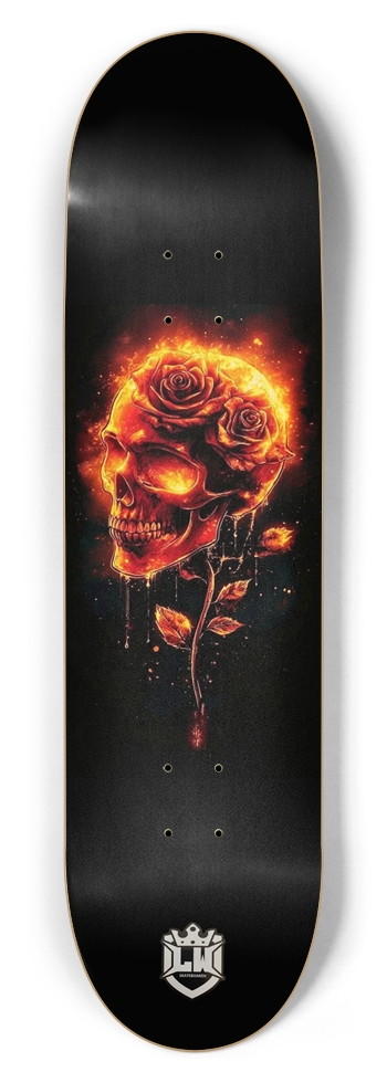 8-1/2 Skateboard Deck with Custom Graphic