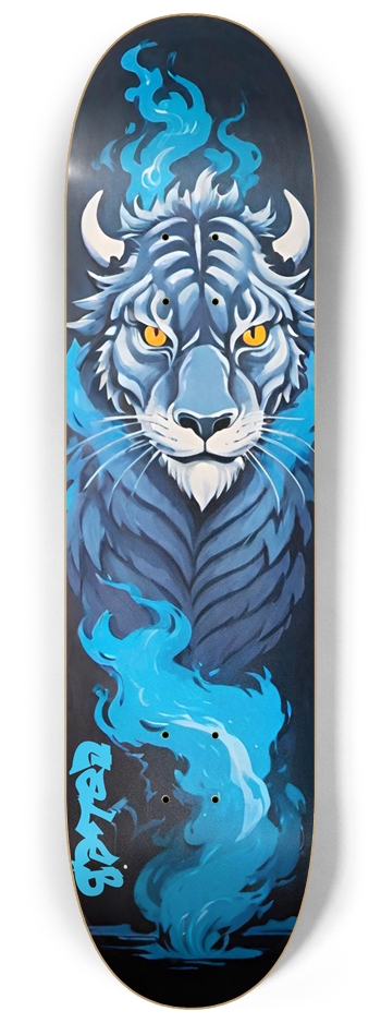 Caleb Tiger 02 Deck  8-1/4 Skateboard Deck