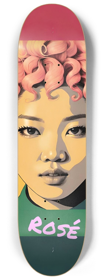 AMAYA Rosé Deck 03 Signed 8-1/4 Skateboard Deck