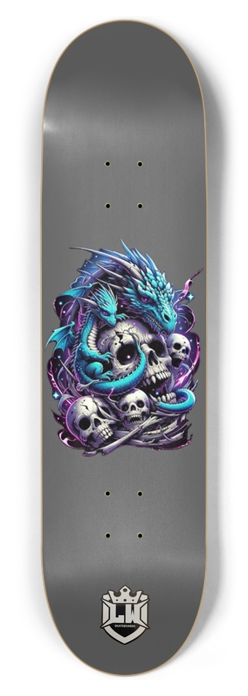 8-1/2 Skateboard Deck with Custom Graphic