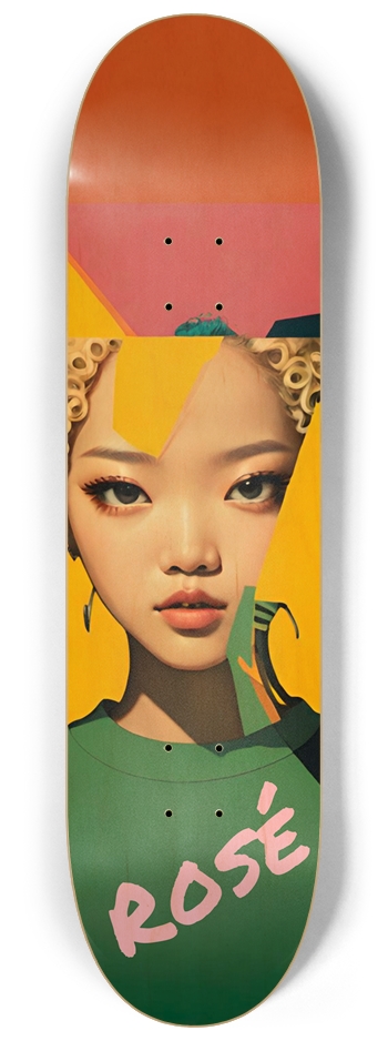 AMAYA Rosé Deck 02 Signed 8-1/4 Skateboard Deck