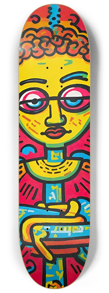DUNWAY Angel Graffiti Deck 01 8-1/4 Skateboard Deck